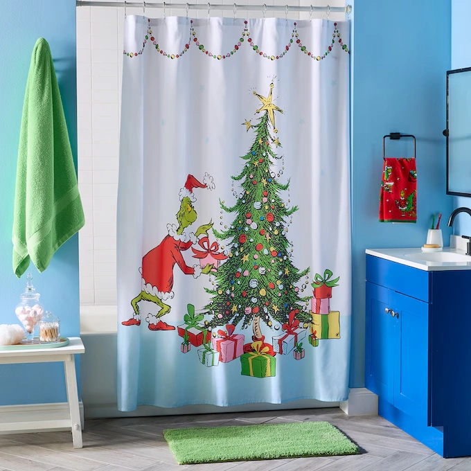 Grinch Shower Curtain