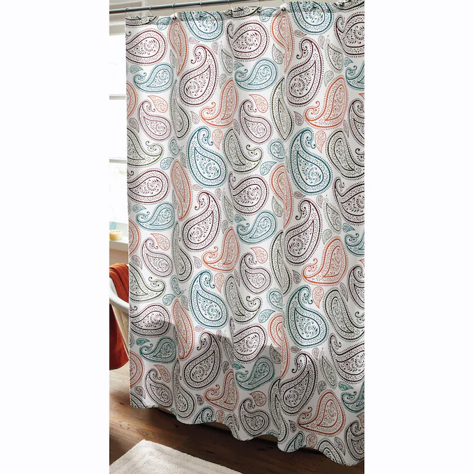 Serene Paisley Shower Curtain