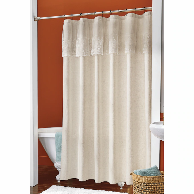 Maria Lace Shower Curtain