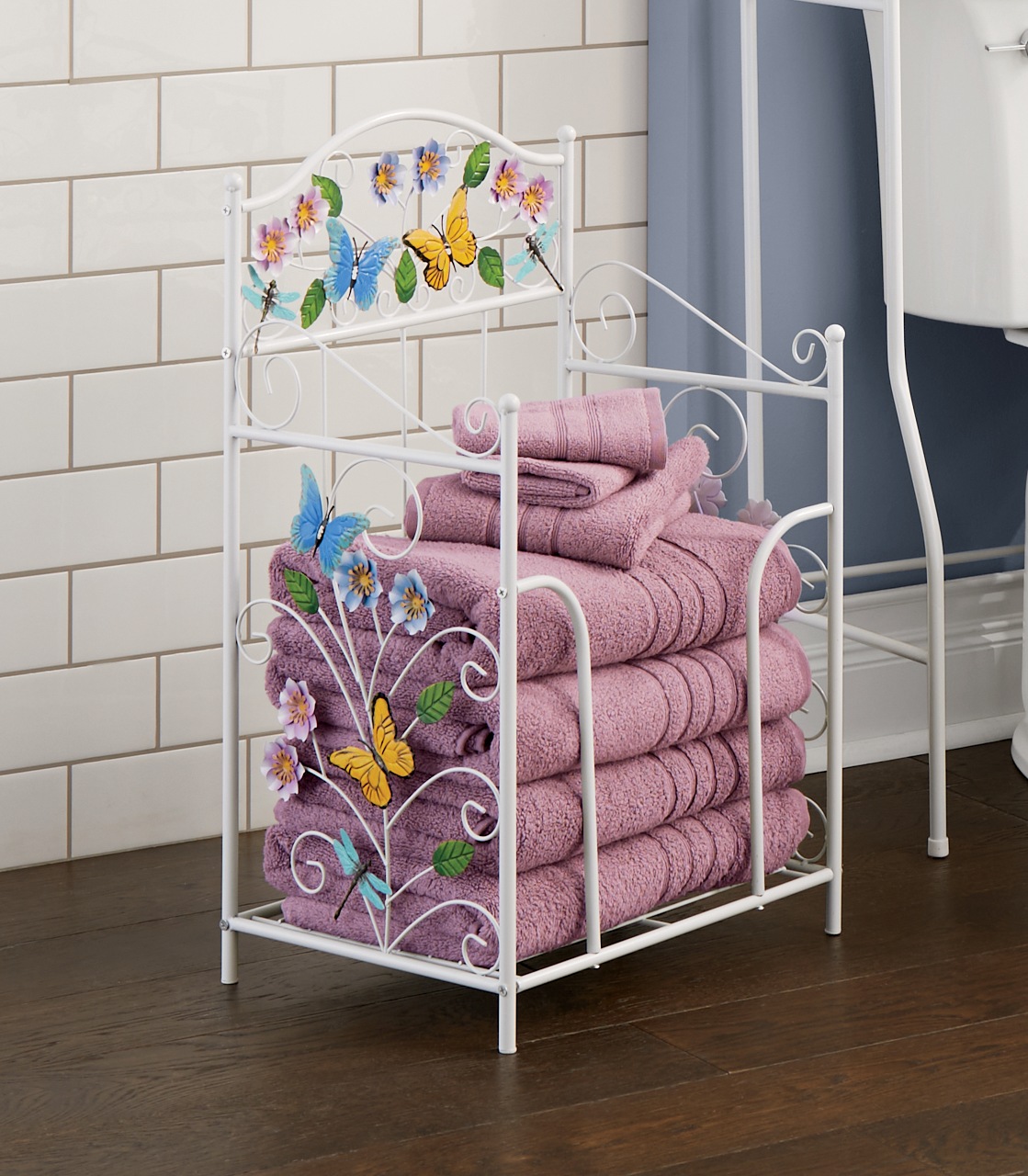 Butterfly Towel Stacker