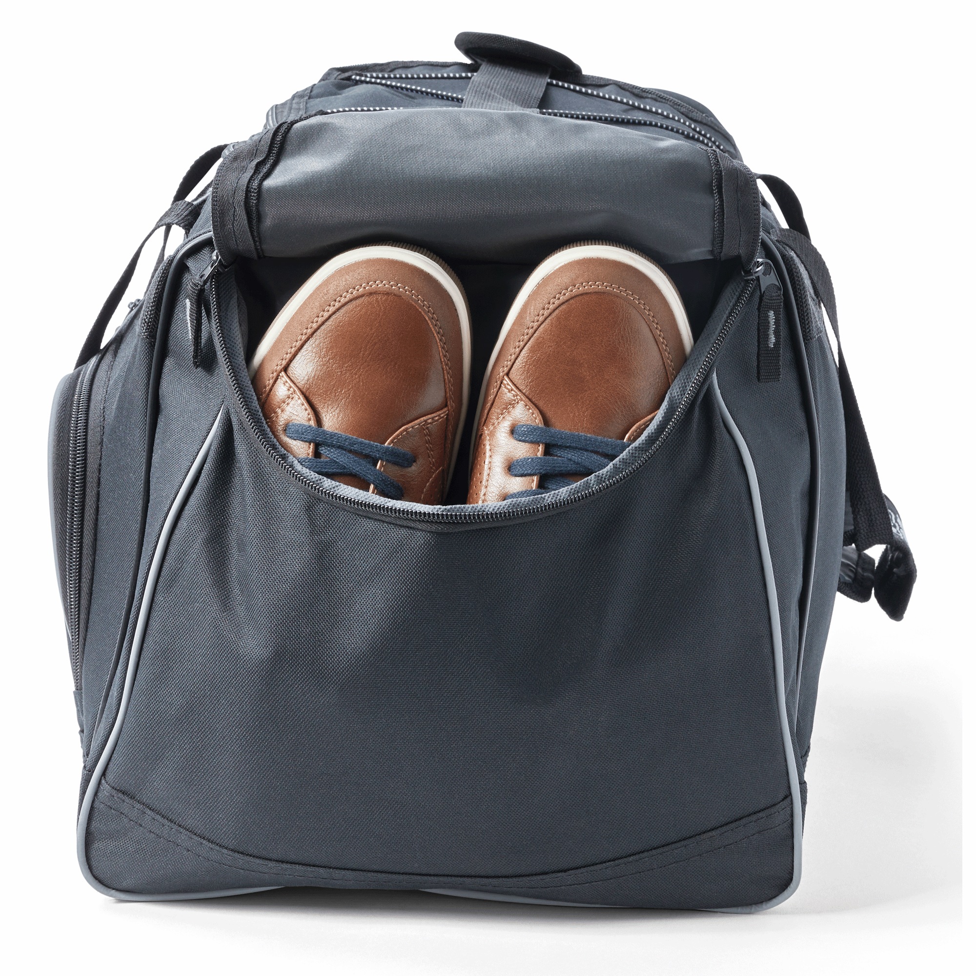 Personalized Duffel Bag with Shoe Pocket and Lockable Zips 5 Personalized Duffel Bag with Shoe Pocket and Lockable Zips