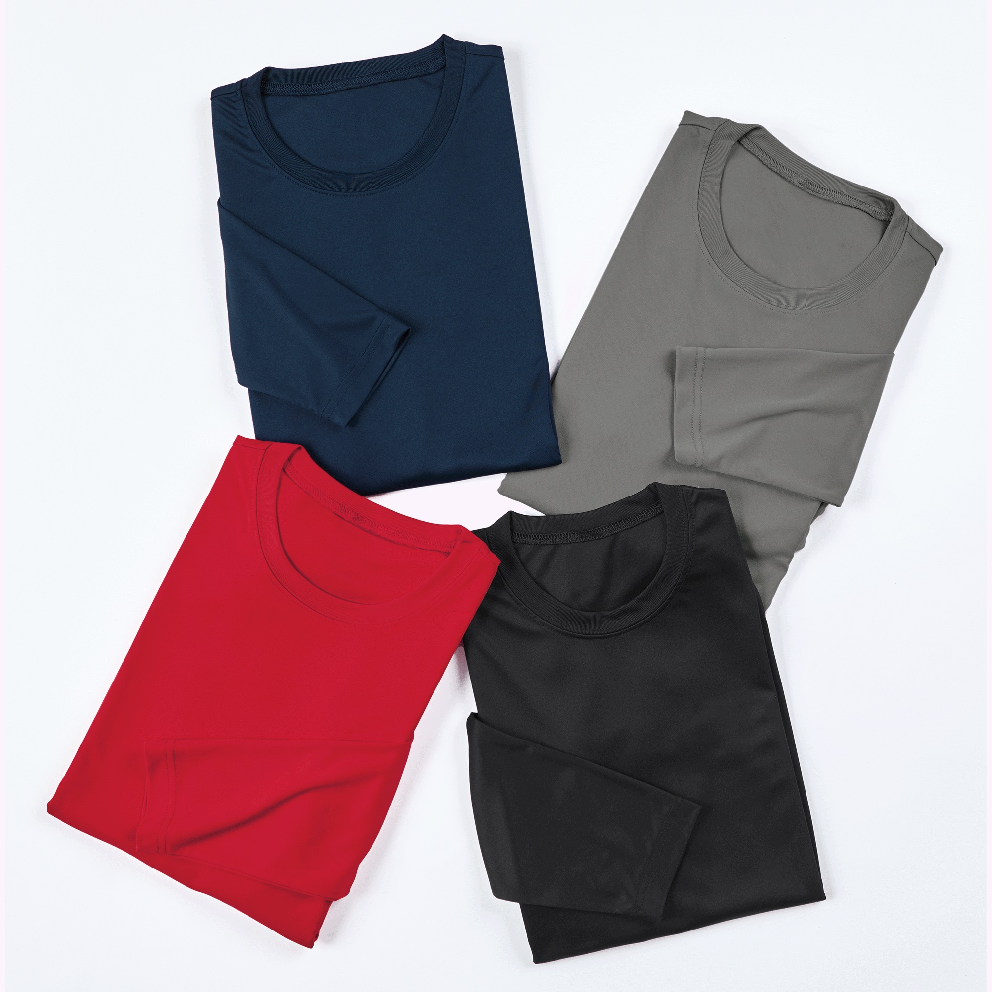 Hanes Long-Sleeve Cool DRI Moisture-Wicking Sports Tee with Odor Protection