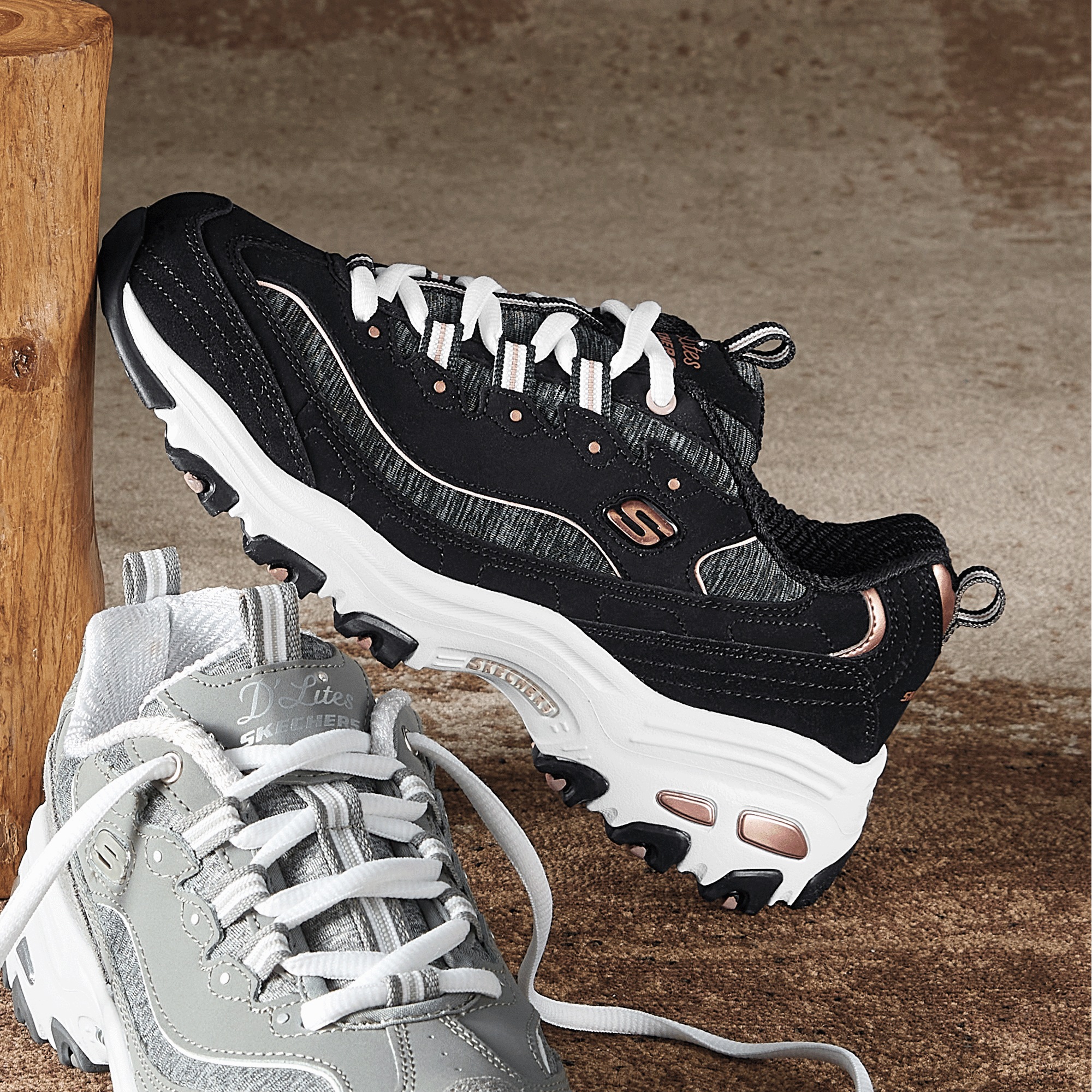 Skechers Women's D'Lites Me-Time Lace-Up 2 Skechers Women's D'Lites Me-Time Lace-Up