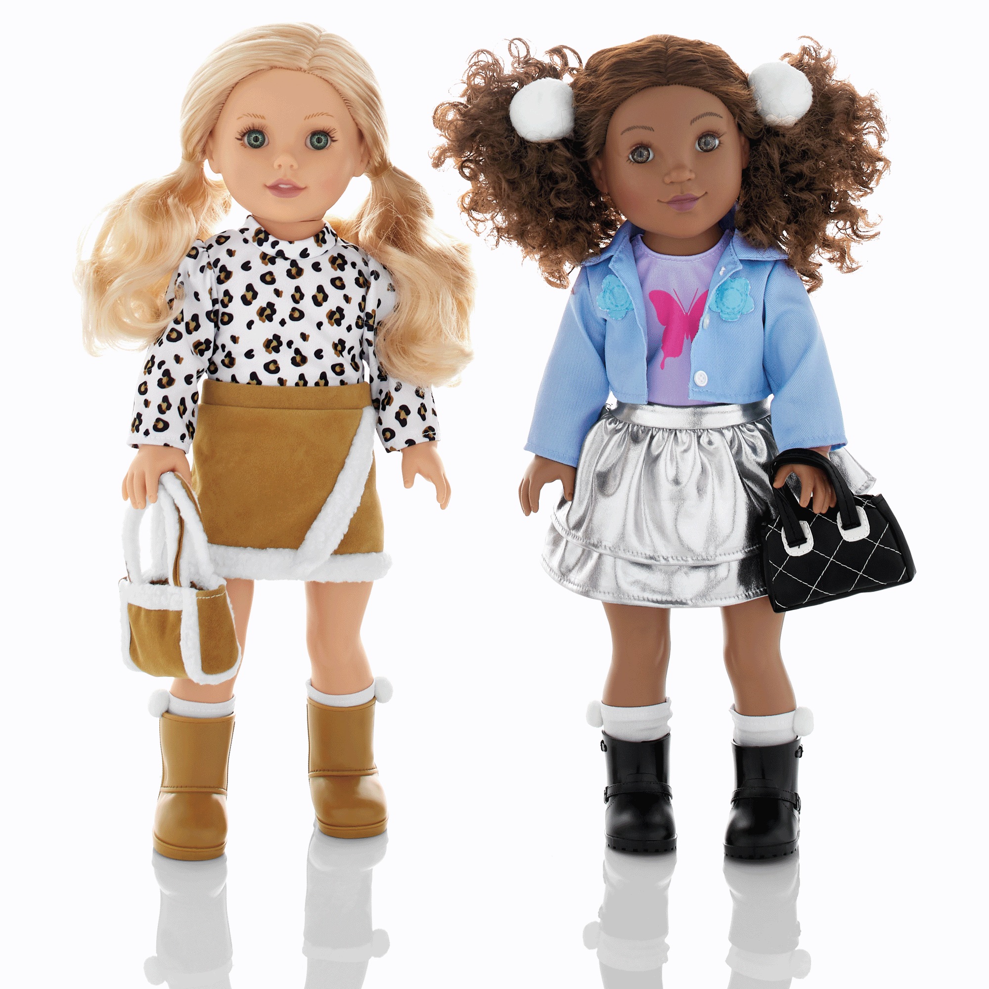 In Style Girl Doll with Set of 3 Outfits 1 In Style Girl Doll with Set of 3 Outfits