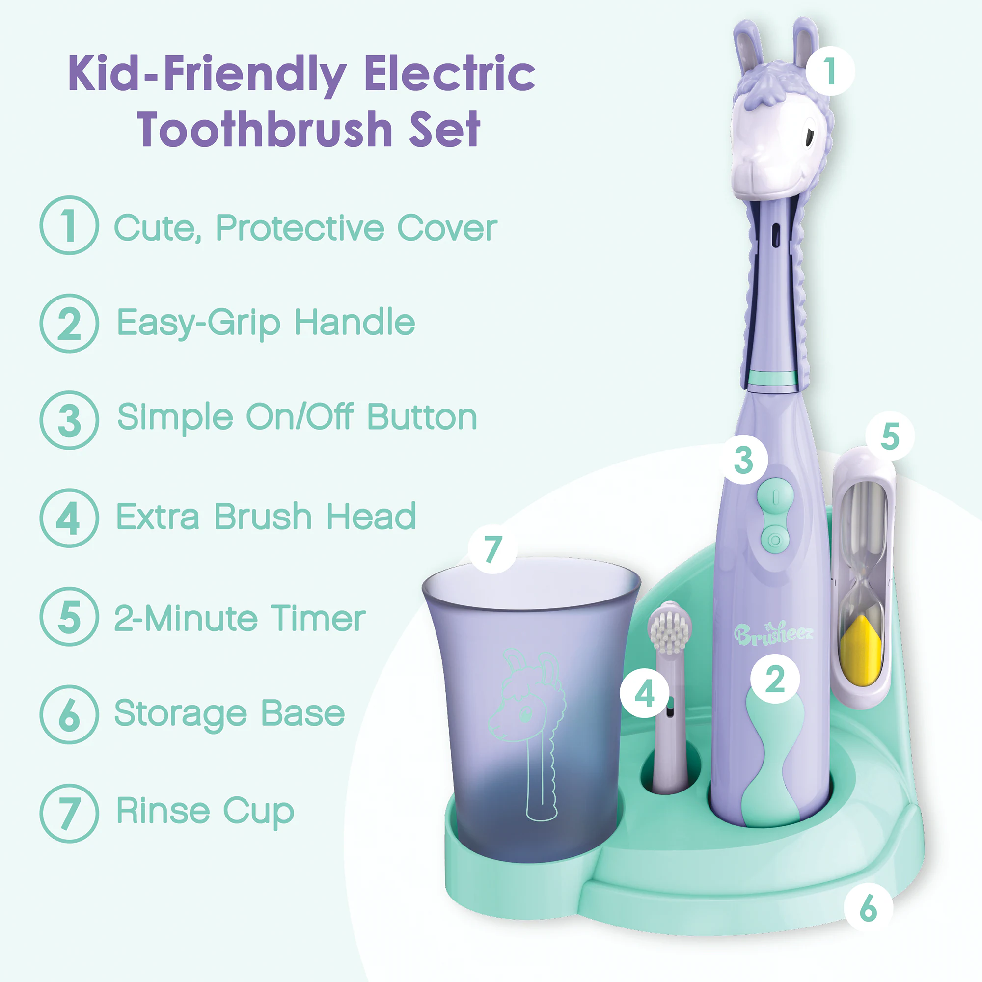 Brusheez Kids' Electric Toothbrush Set