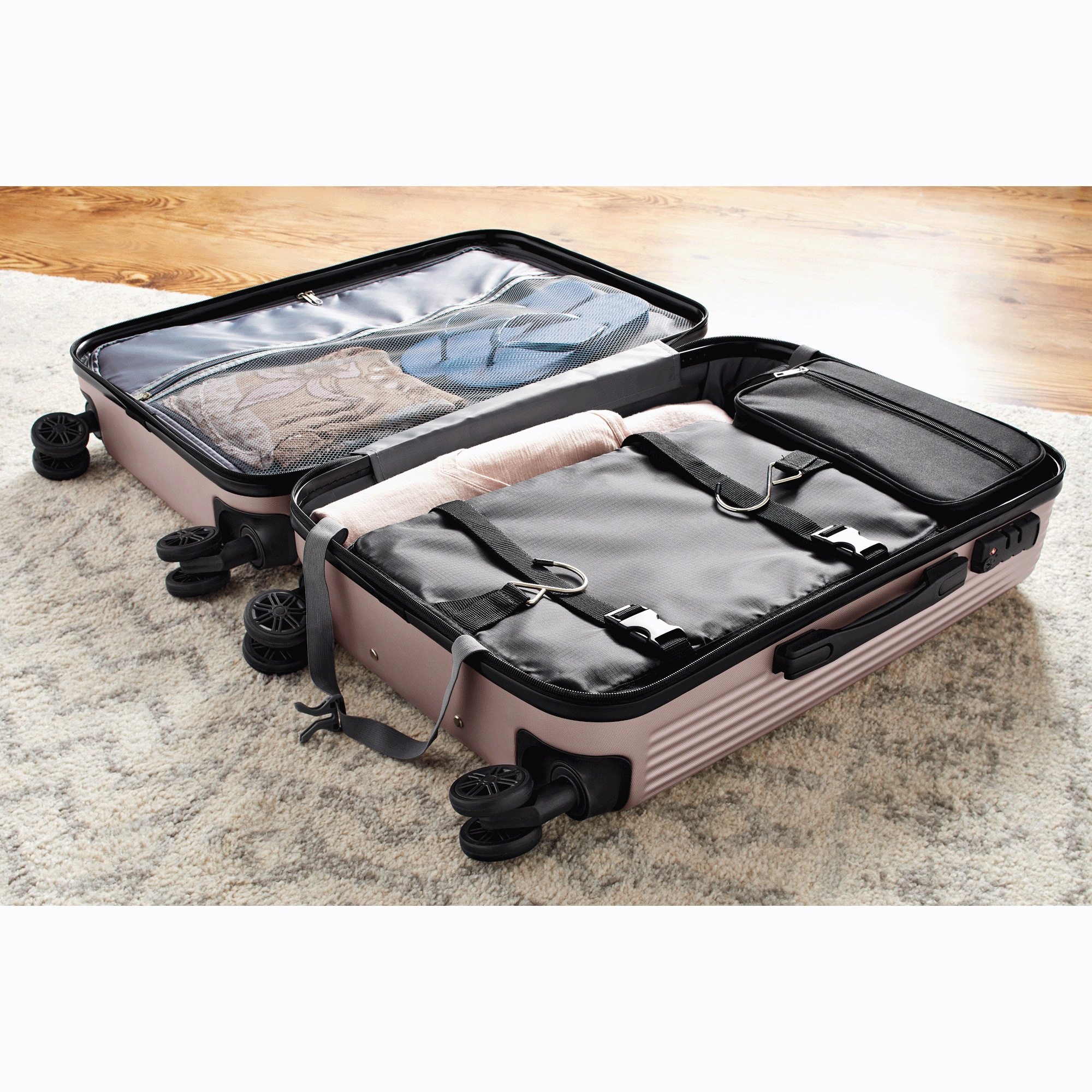 Luggage with Hanging Organizer