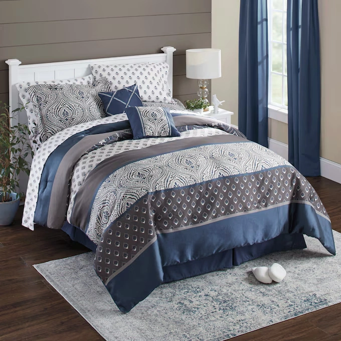 Milo 10-Piece Jacquard Bed Set