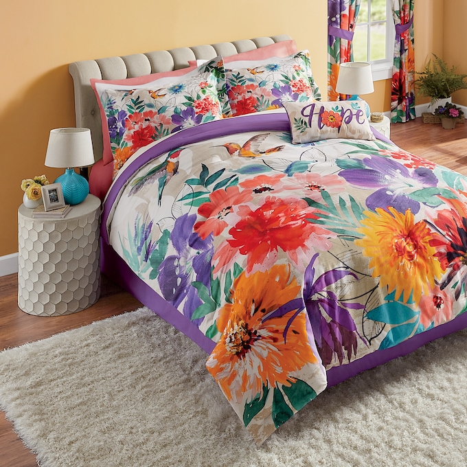 Hummingbird Comforter Set
