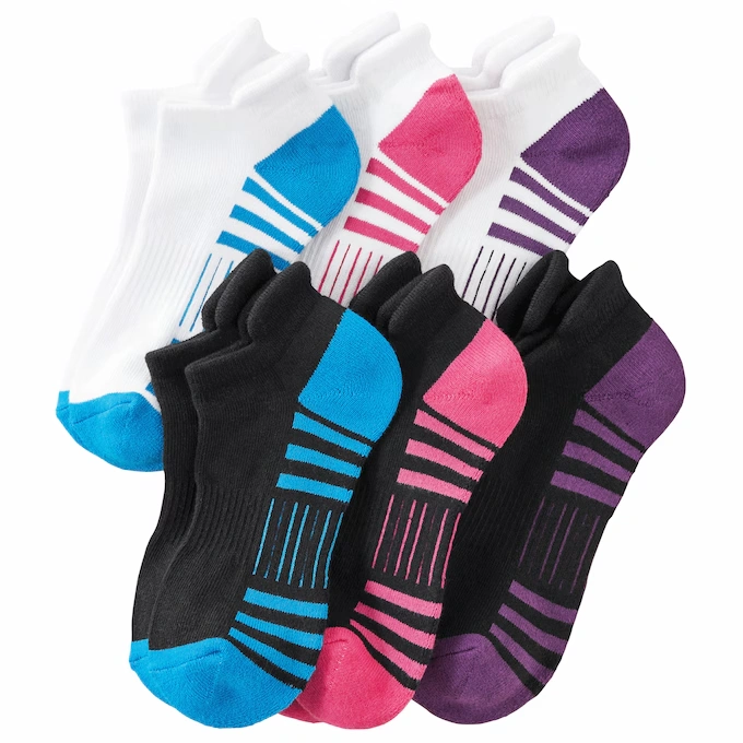 Set of 6 Arch Support Ankle Socks