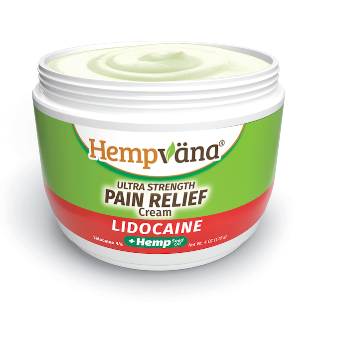 Hempvana® Lidocaine Pain Relief Cream