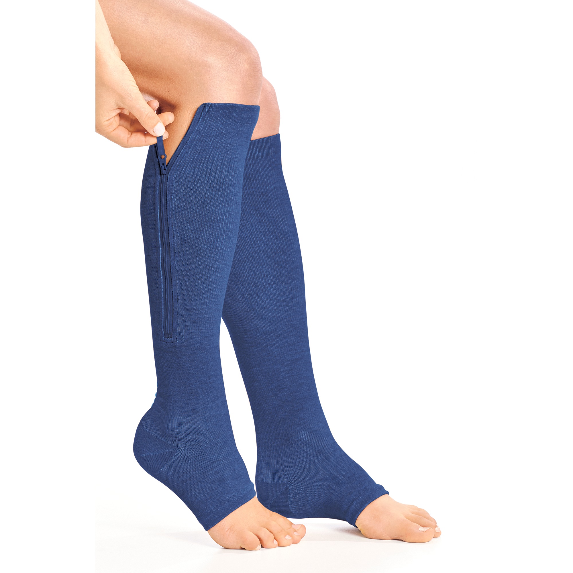 Open-Toe Compression Knee-Highs
