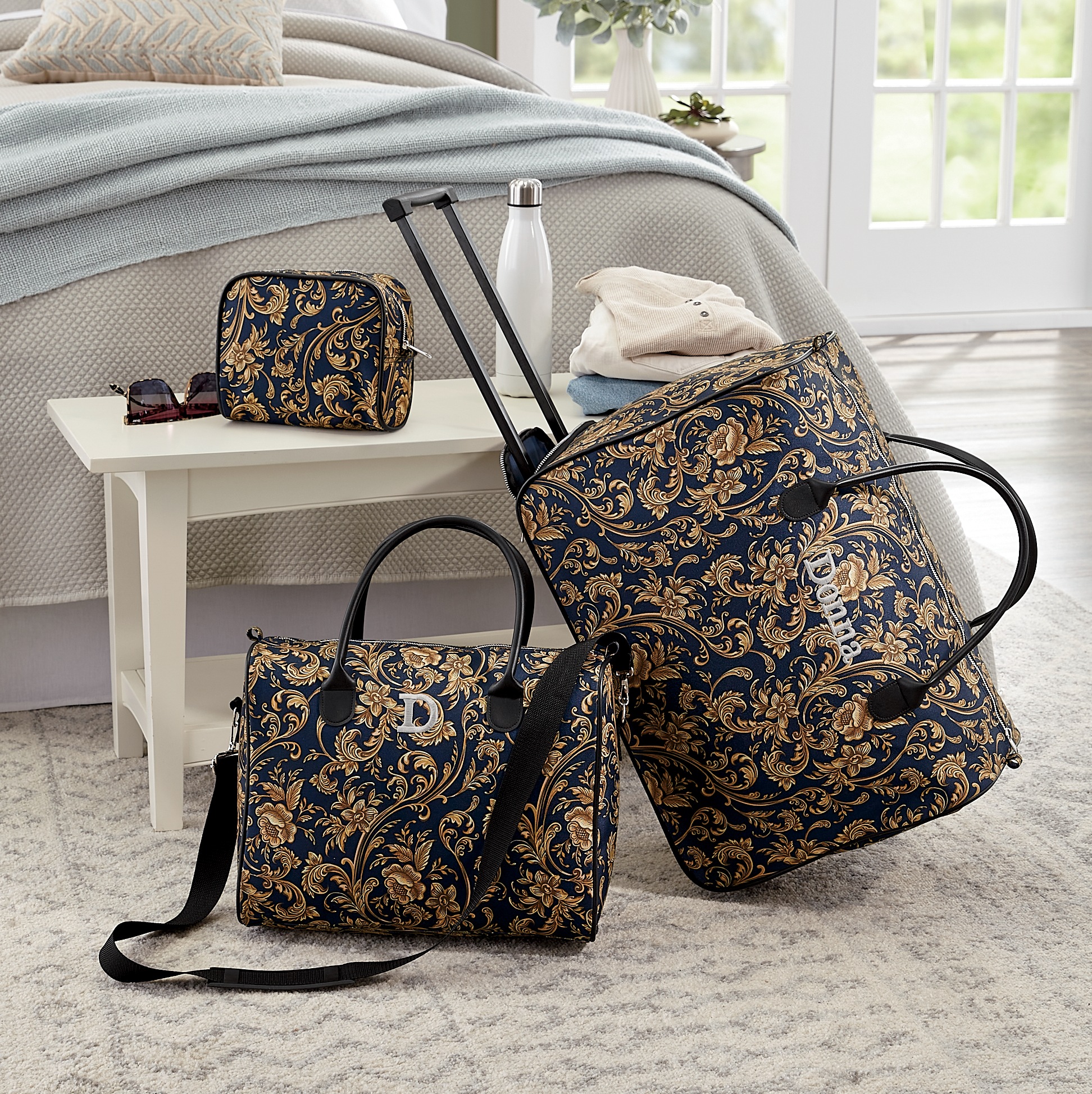 3-Piece Personalized Weekender Luggage Set