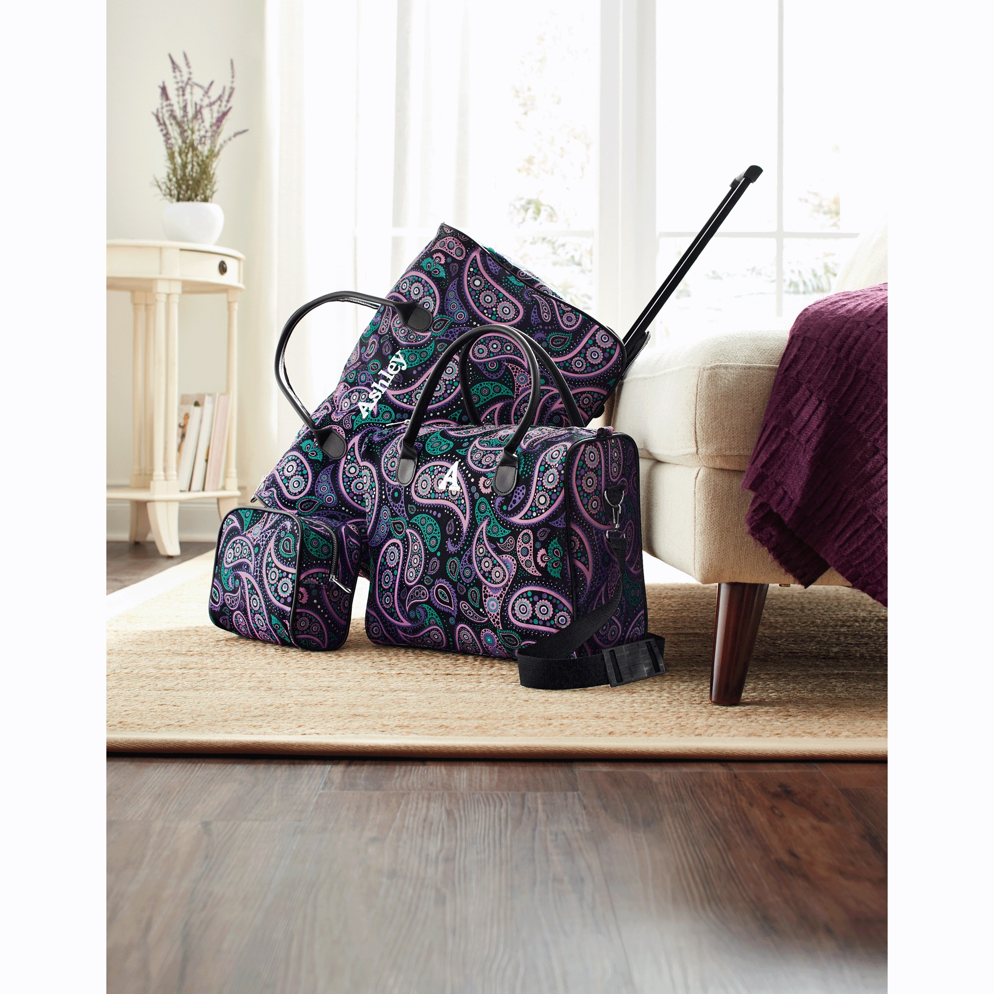 3-Piece Personalized Weekender Luggage Set