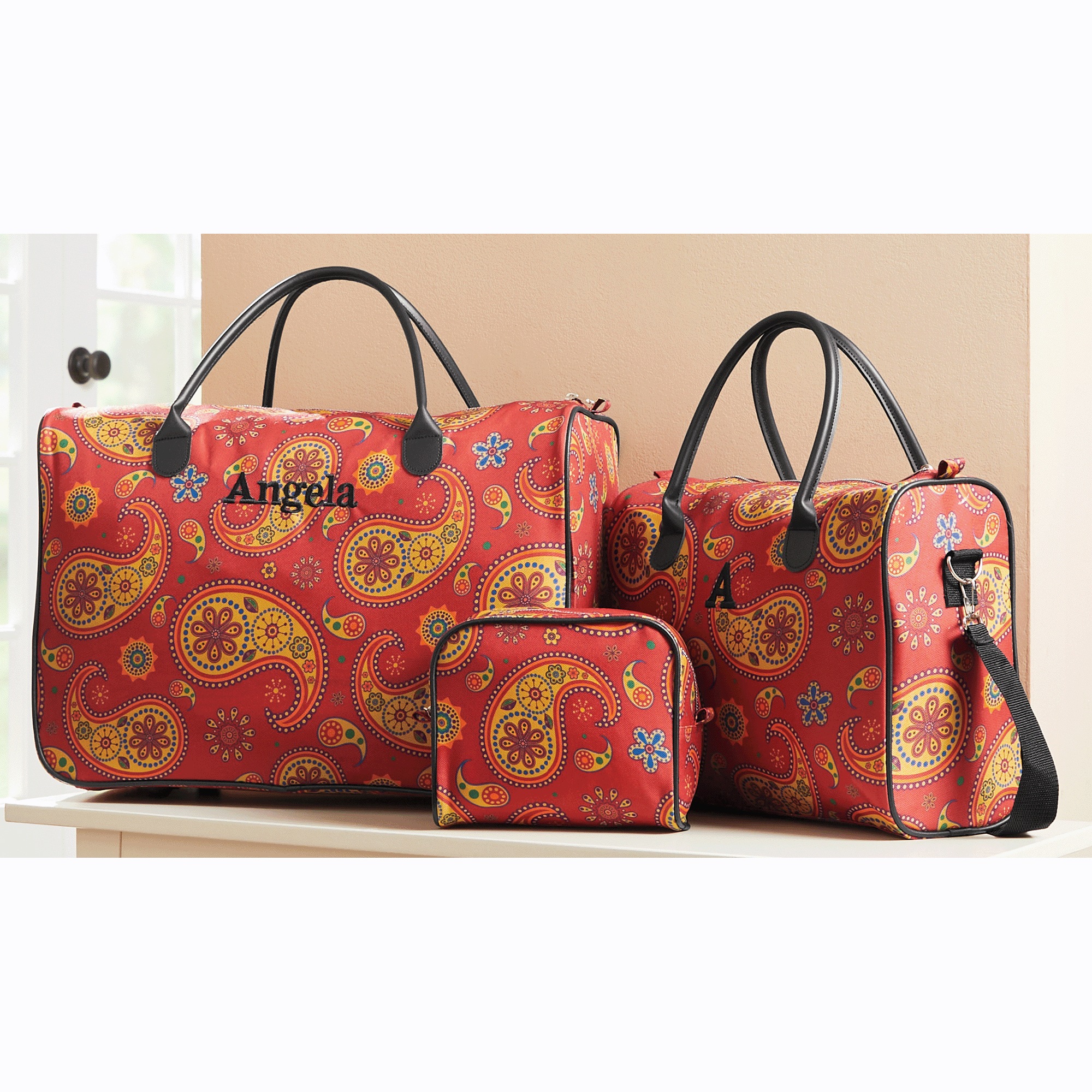 3-Piece Personalized Weekender Luggage Set