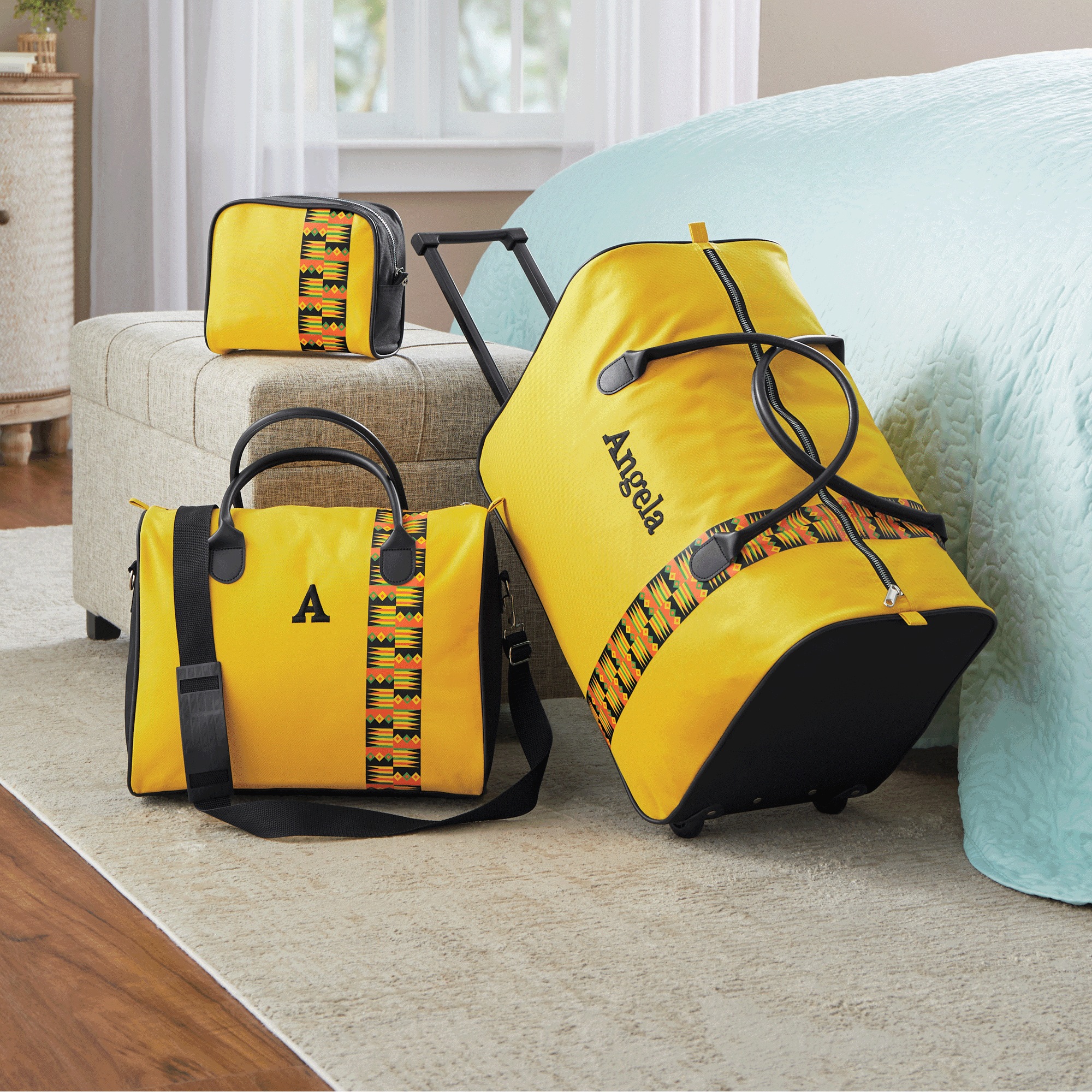 3-Piece Personalized Weekender Luggage Set