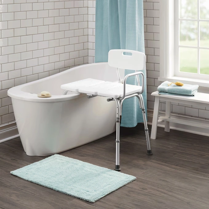 Adjustable Transfer Bench with Backrest