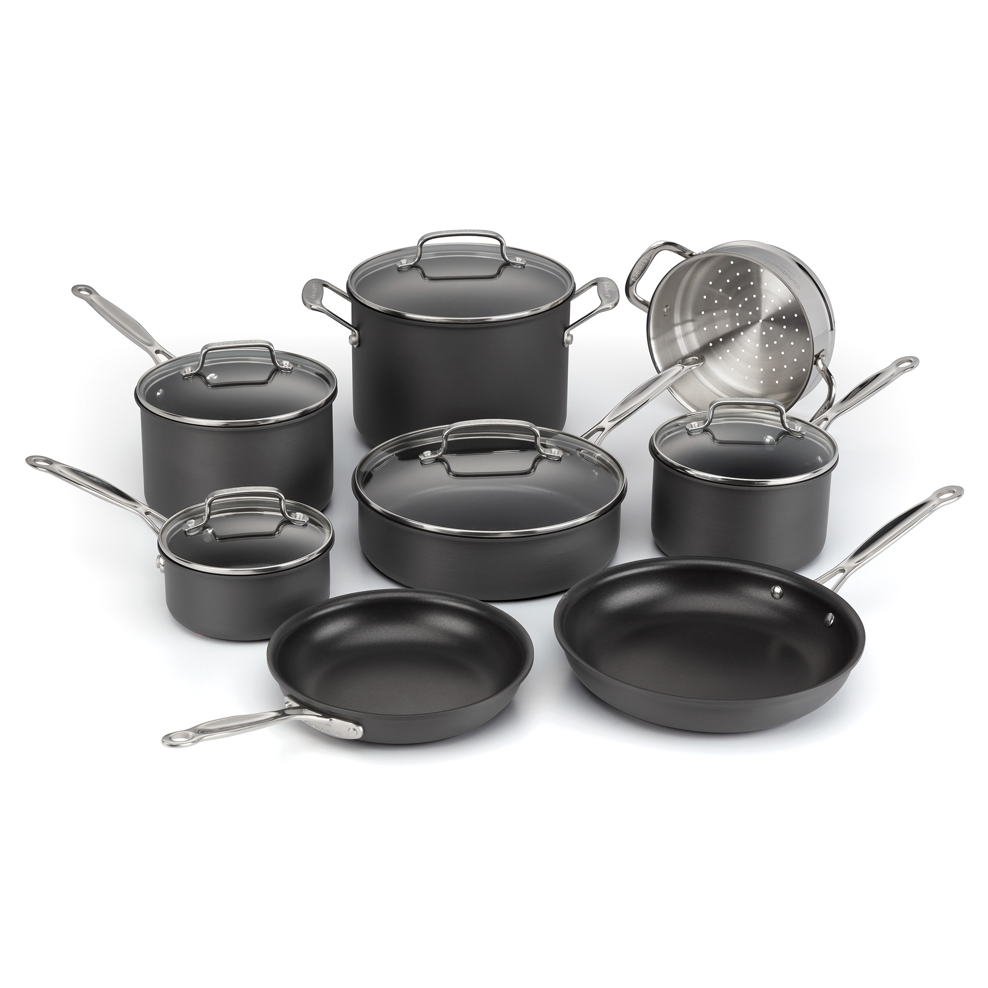 Cuisinart 13-Piece Chef's Classic Hard-Anodized Nonstick Cookware Set 1 Cuisinart 13-Piece Chef's Classic Hard-Anodized Nonstick Cookware Set