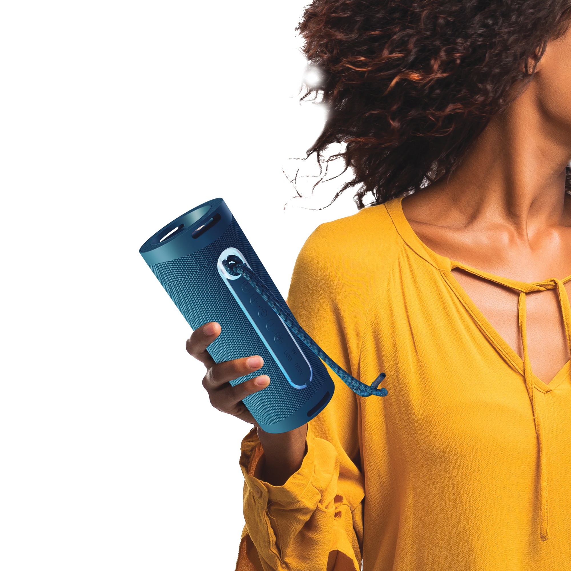 Supersonic Portable Speaker with Flashlight