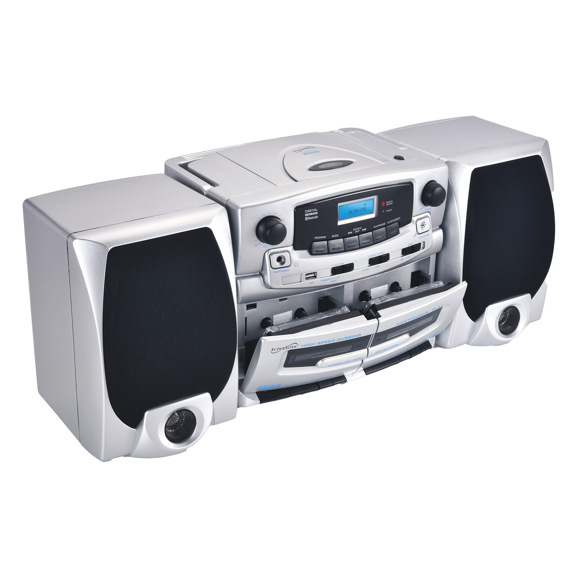 Supersonic Multimedia Audio System with Bluetooth