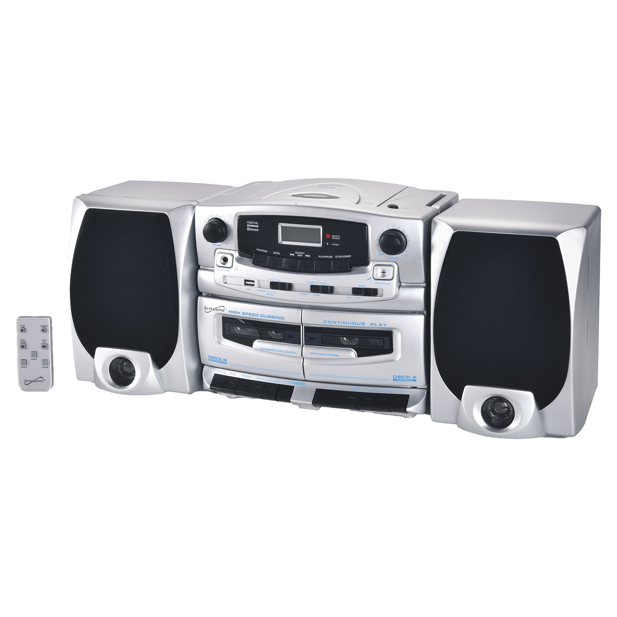 Supersonic Multimedia Audio System with Bluetooth 4 Supersonic Multimedia Audio System with Bluetooth
