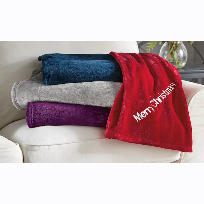 Personalized Oversized Plush Throw
