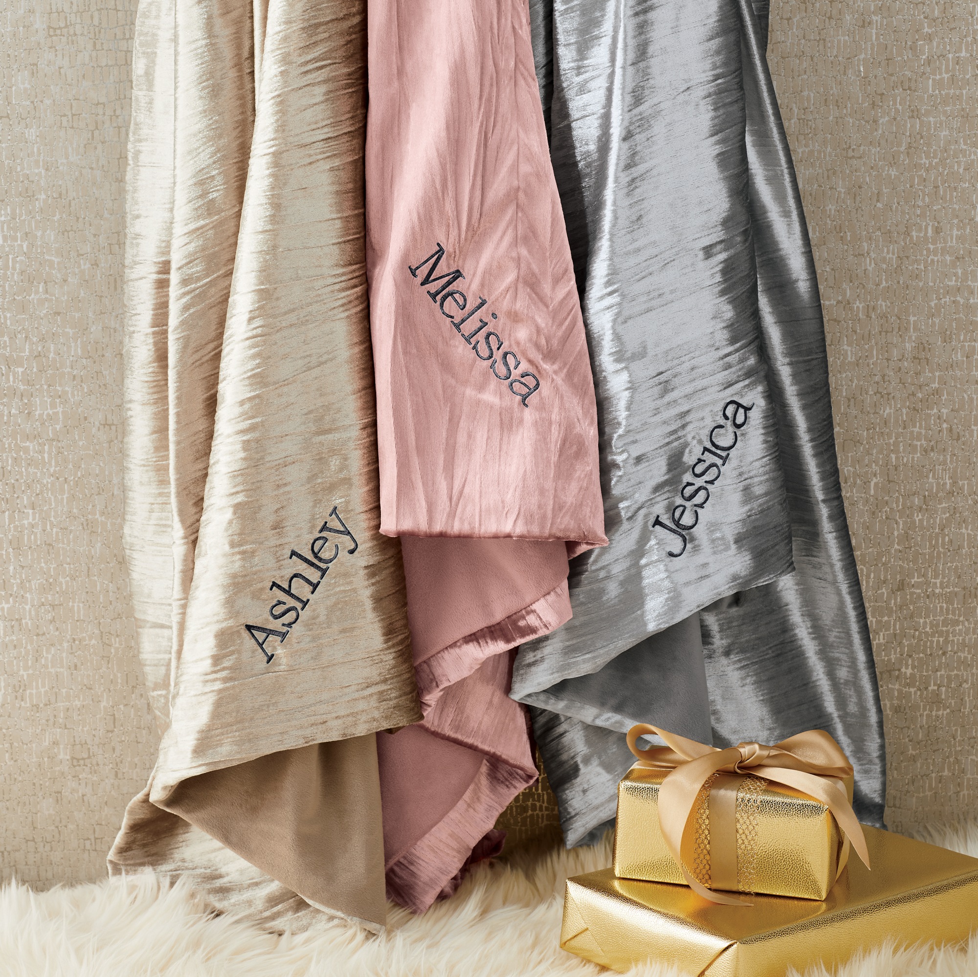 Crushed Velvet Throw