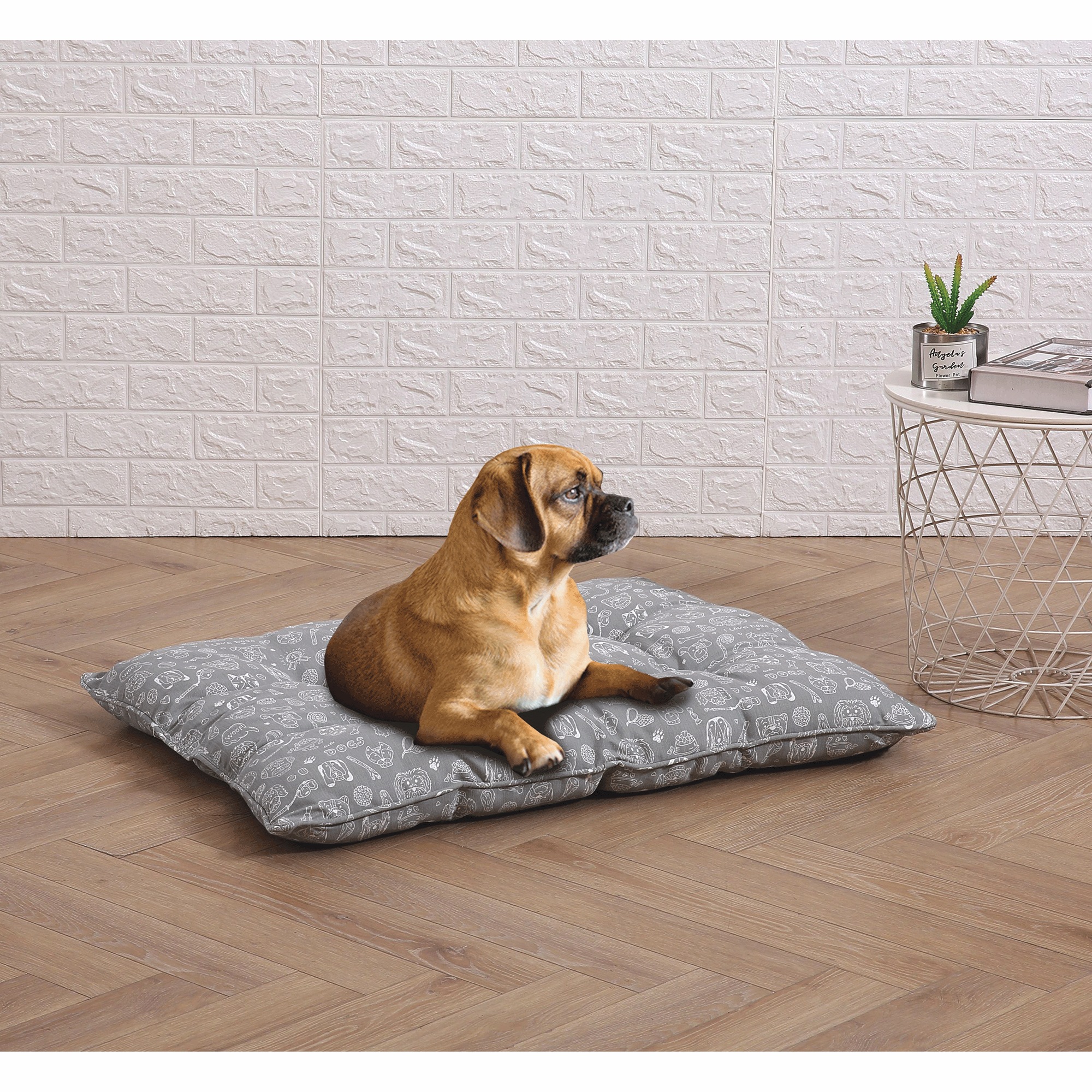 Cotton-Tufted Pet Bed 3 Cotton-Tufted Pet Bed