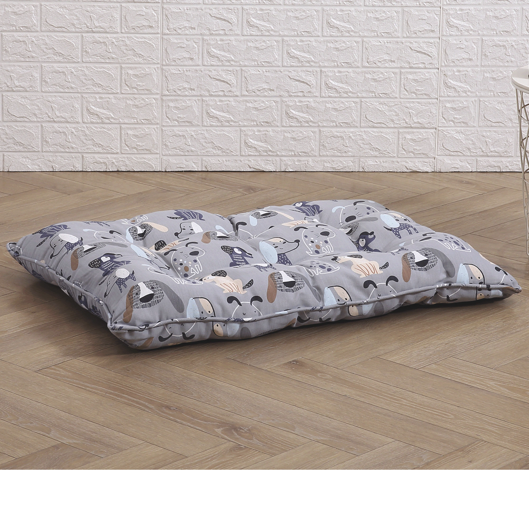 Cotton-Tufted Pet Bed 5 Cotton-Tufted Pet Bed