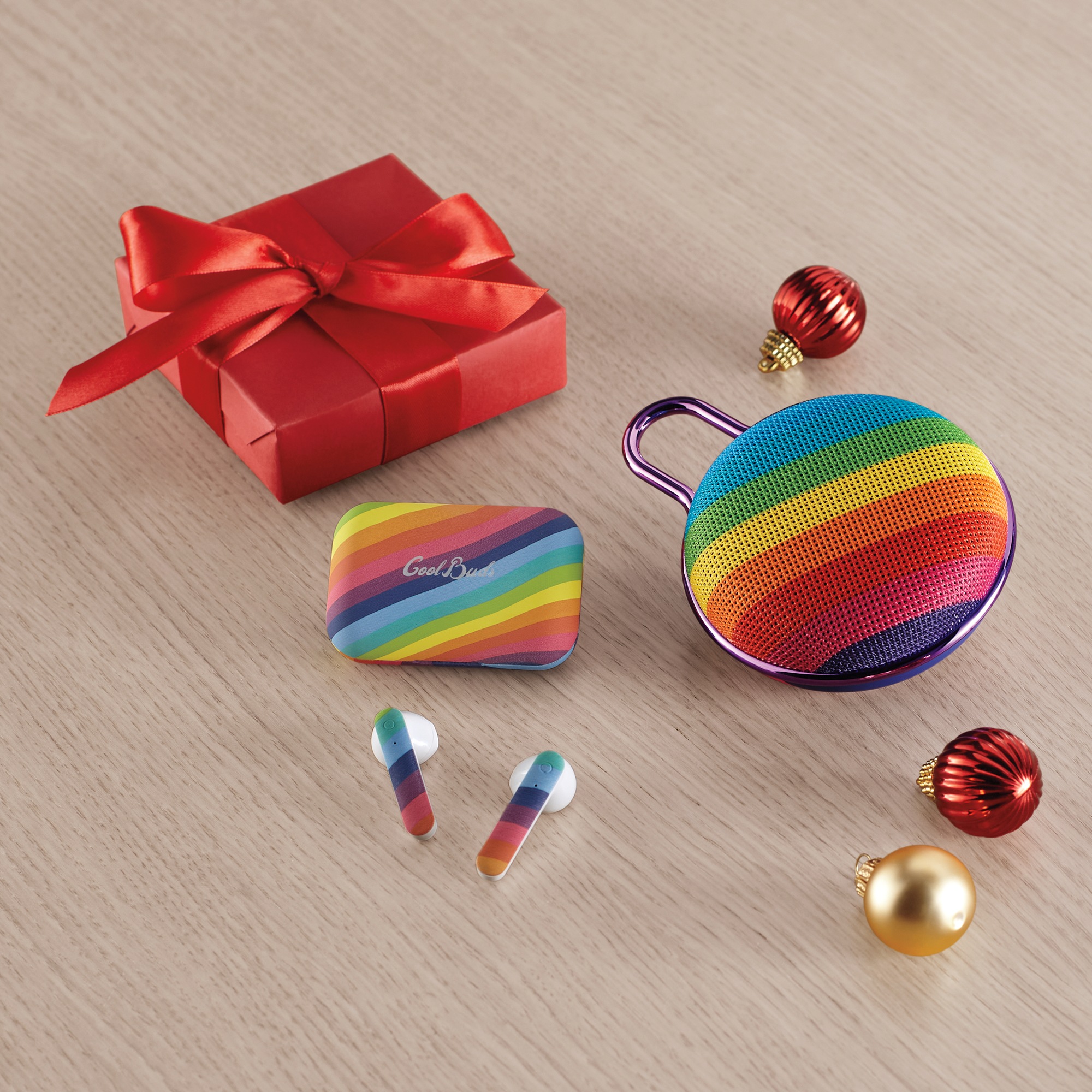 True Wireless Speaker & Earbuds with Charging Case