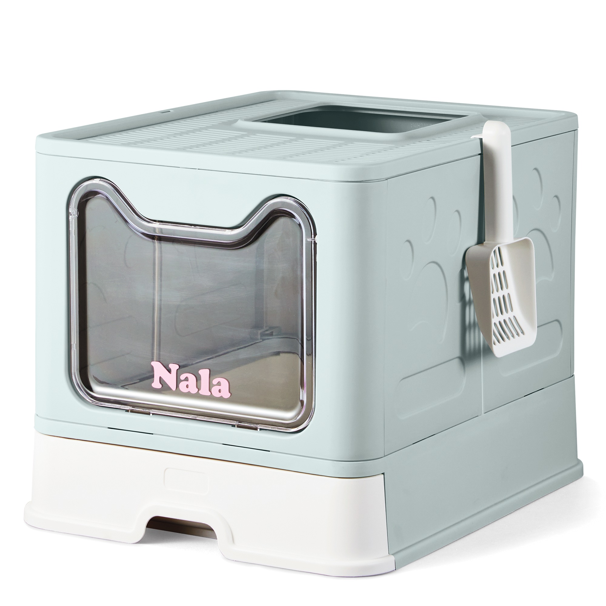 One-Way Litter Bin with Scoop