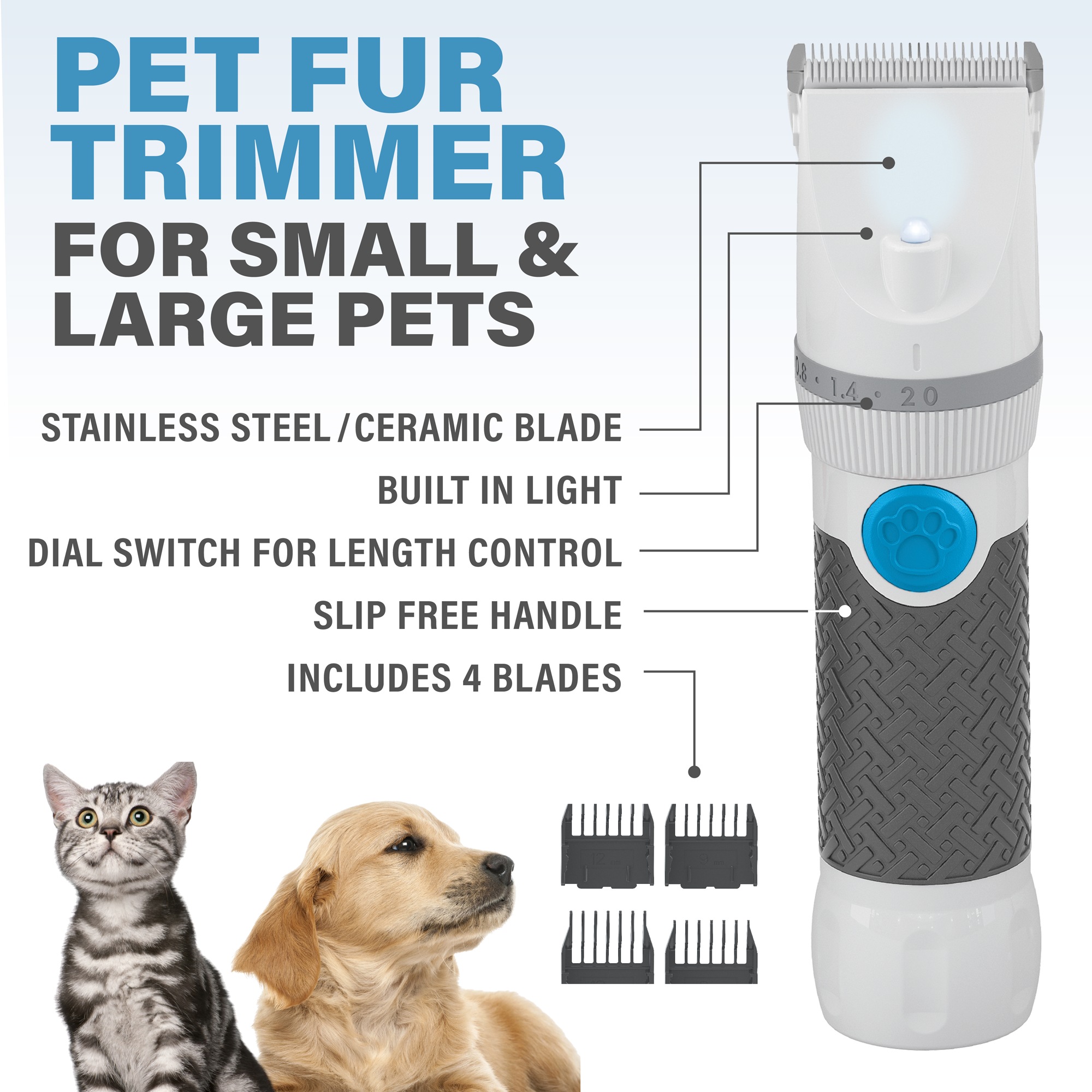 Paw Perfect Pet Fur Trimmer 2 Paw Perfect Pet Fur Trimmer