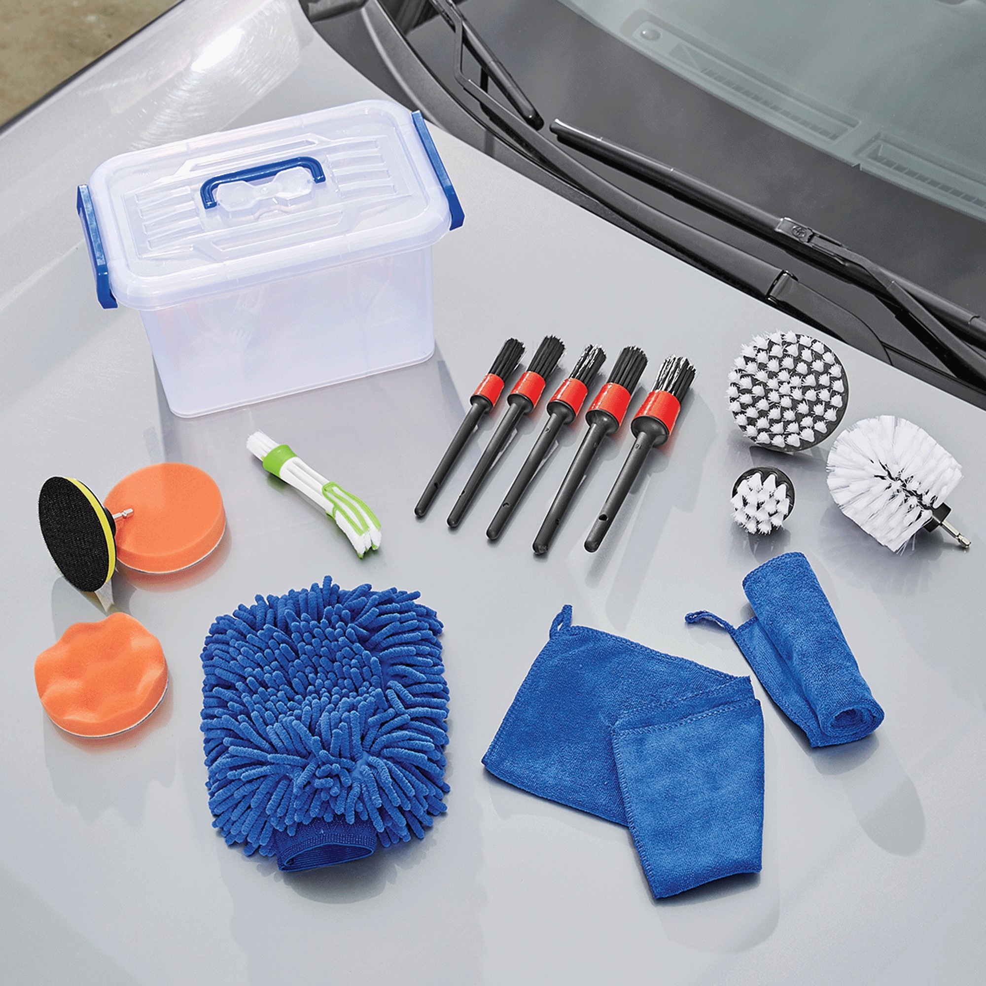 16-Piece Power Brush Detailing Kit