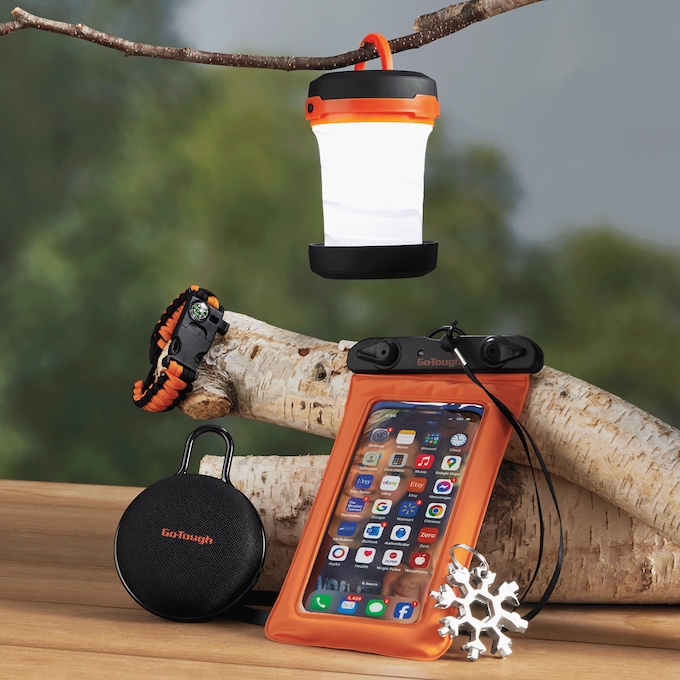 5-Piece Camping/Outdoors Gadget Set with Lantern & Speaker