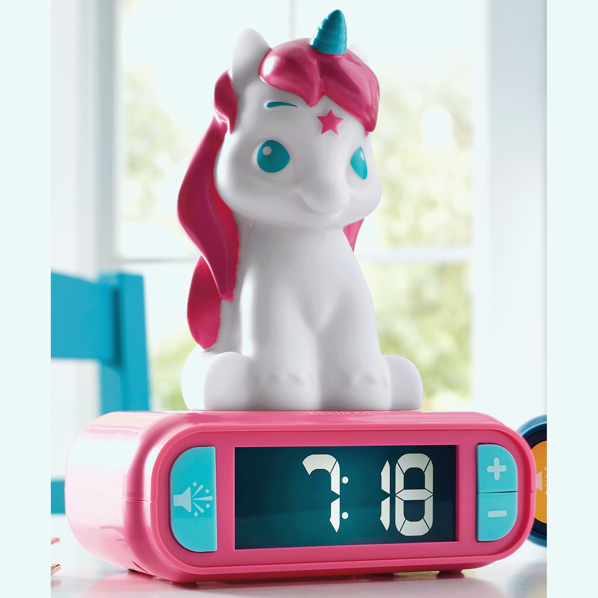 Lexibook Kids’ Night-Light Alarm Clock with Sounds