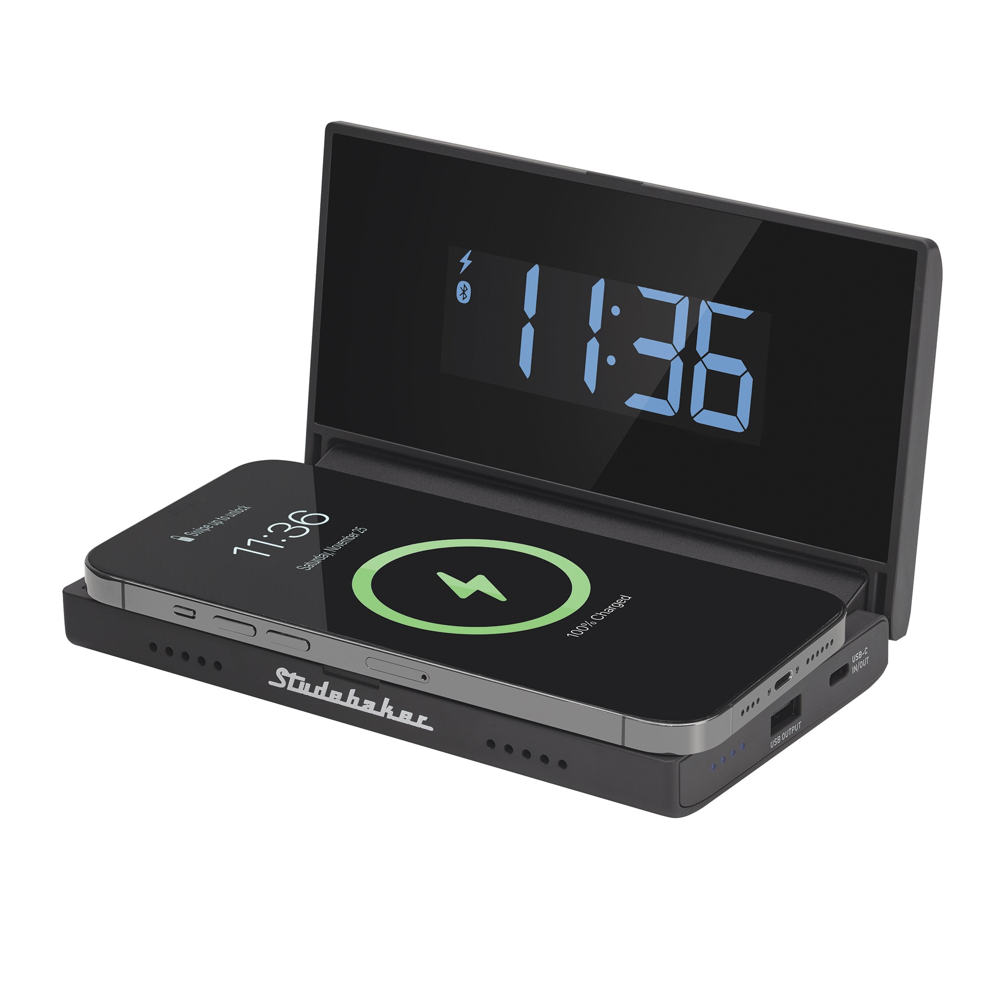 Studebaker 4-in-1 Charging Clock