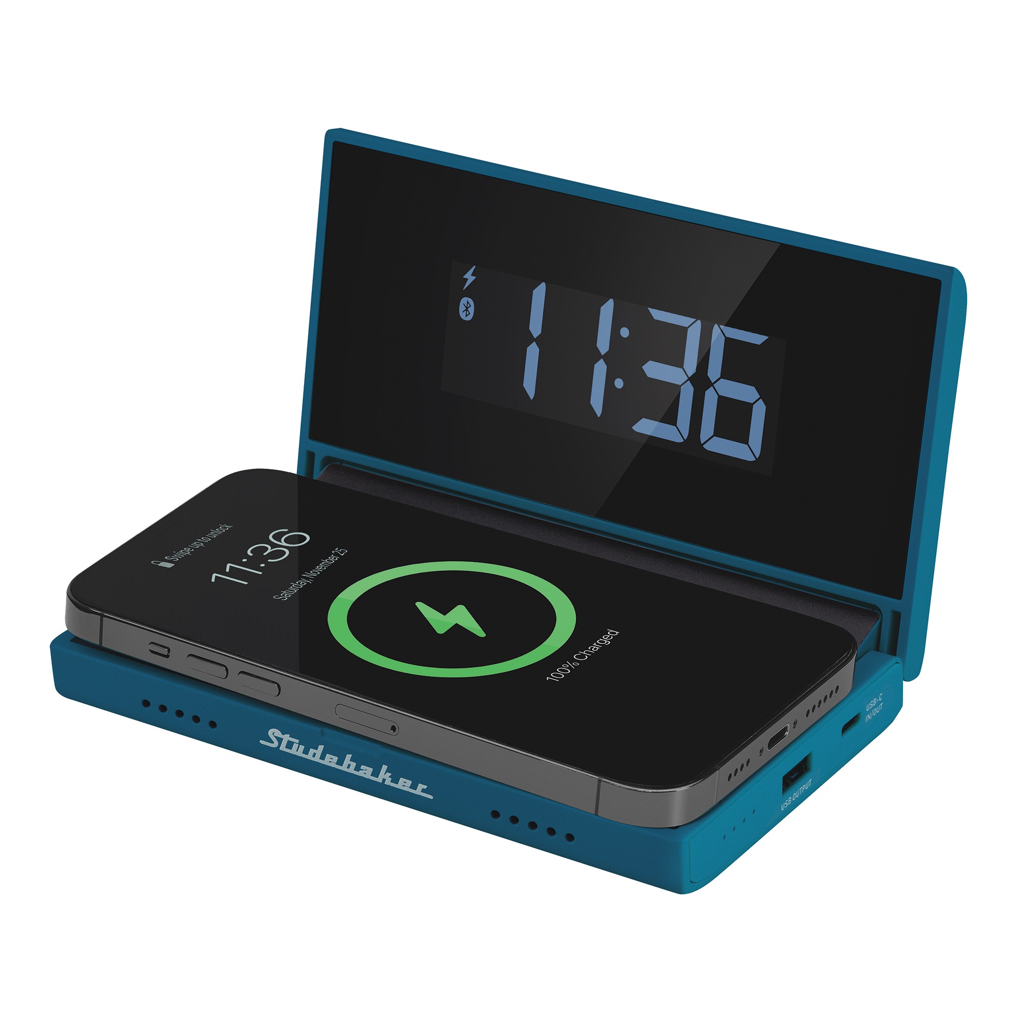 Studebaker 4-in-1 Charging Clock