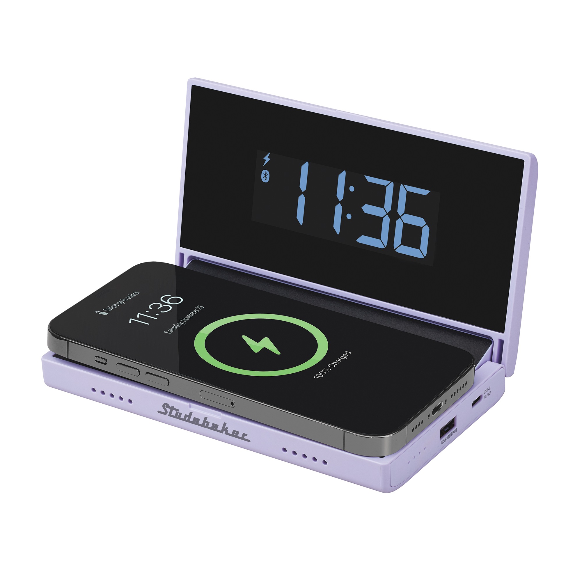 Studebaker 4-in-1 Charging Clock
