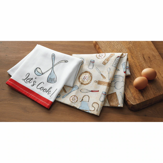Set of 2 Chef Kitchen Towels 1 Set of 2 Chef Kitchen Towels