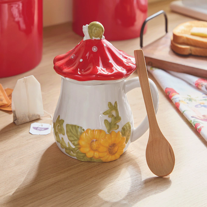 Mushroom Figural Mug
