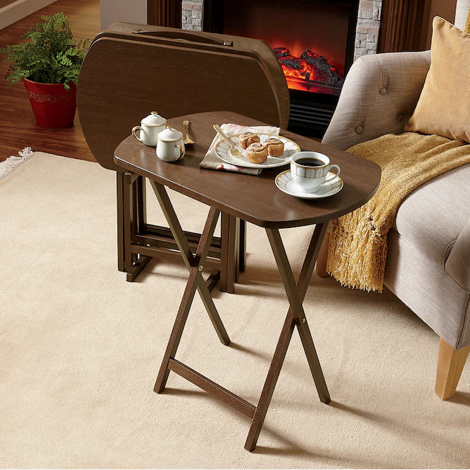 5-Piece Tray Table Set 1 5-Piece Tray Table Set