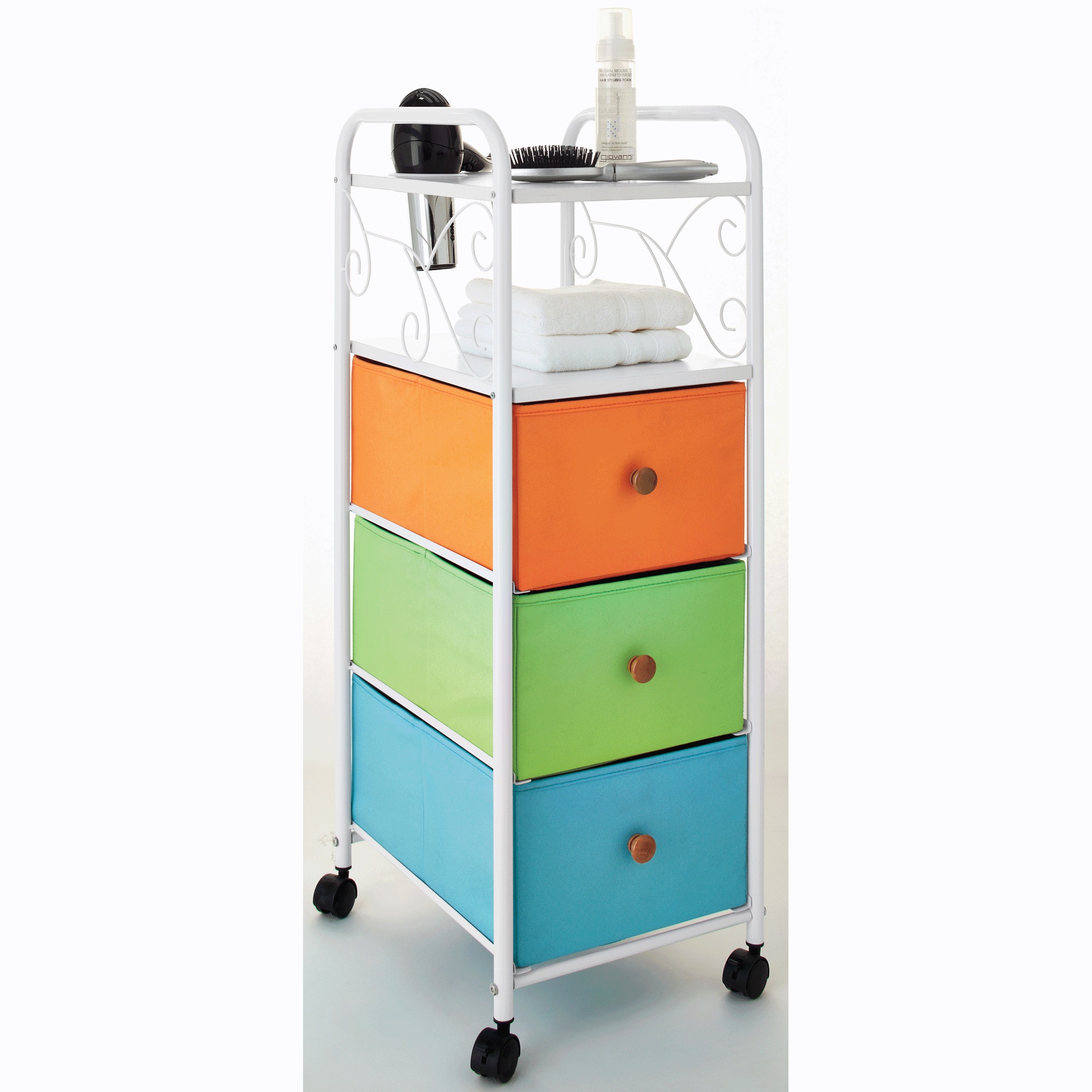 Colorful Bathroom Cart