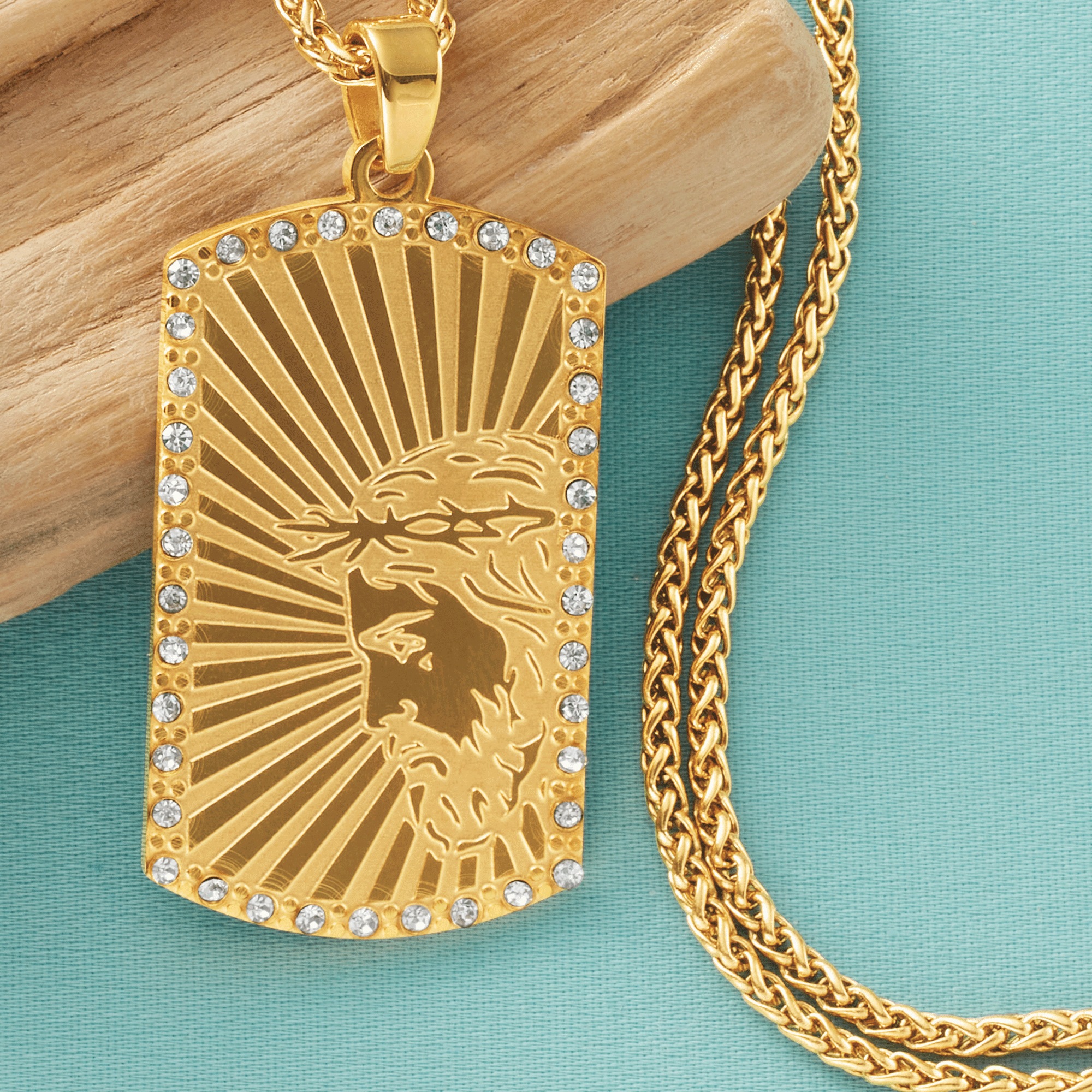 Religious Dog Tag Pendant