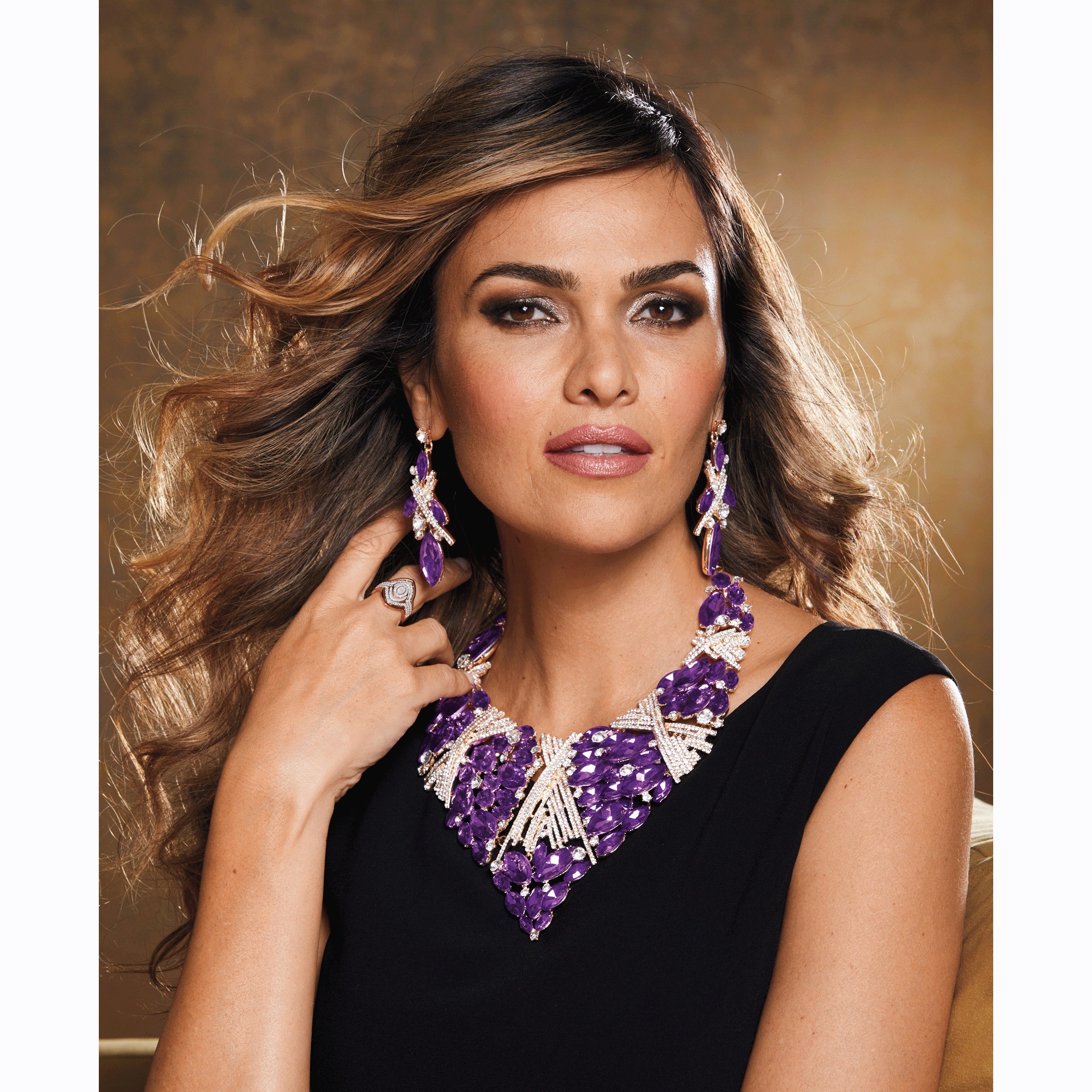 Crystal Marquise Necklace and Earring Set