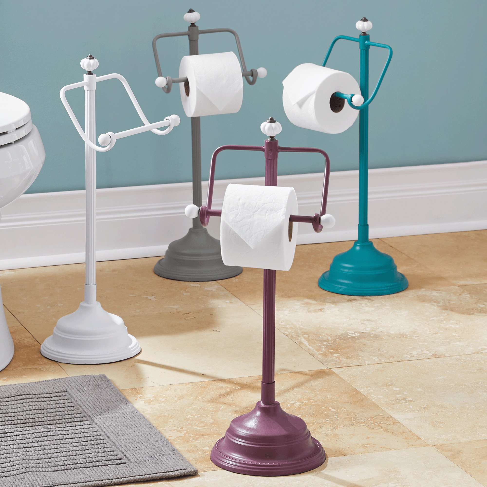 Floor Toilet Paper Holder