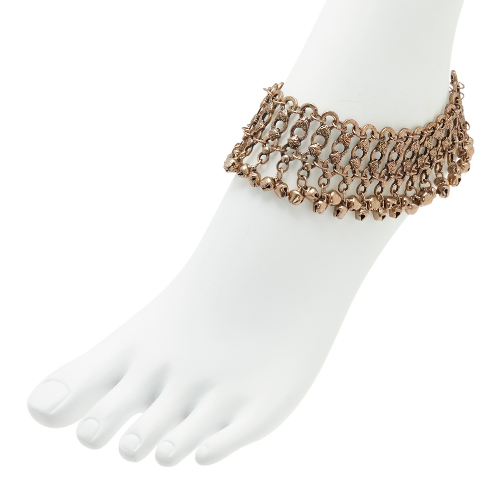 Ball Accented Ankle Bracelet