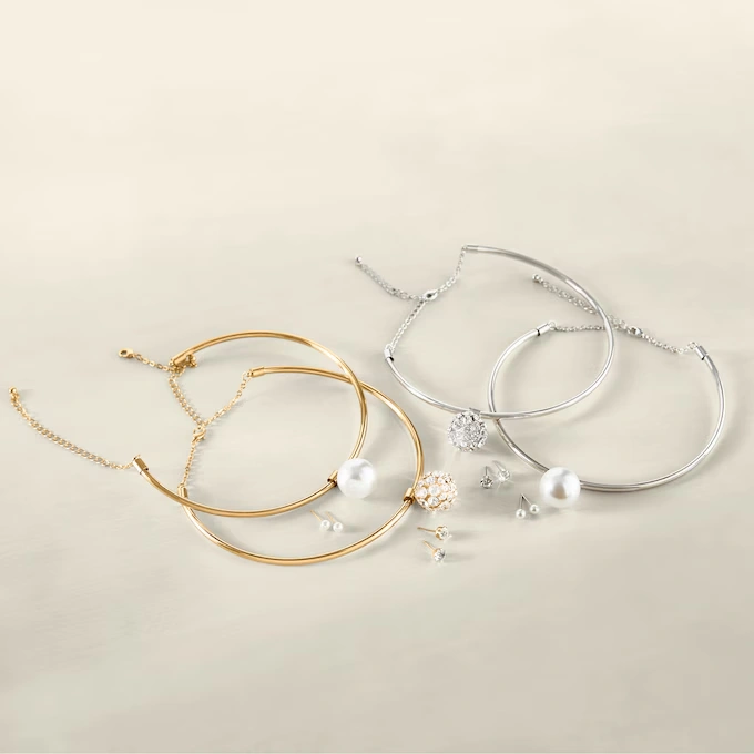 Ball Drop Choker & Earring Set