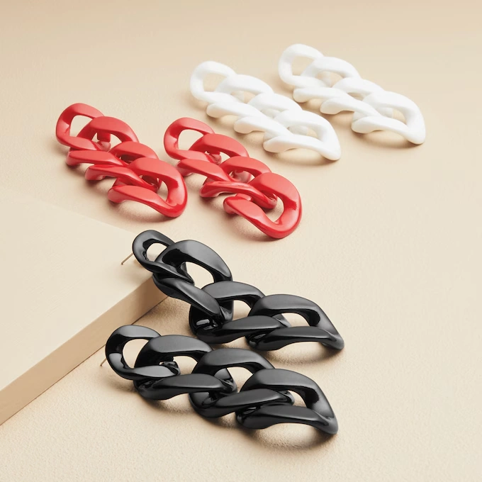 Chunky Chain-Link Earrings
