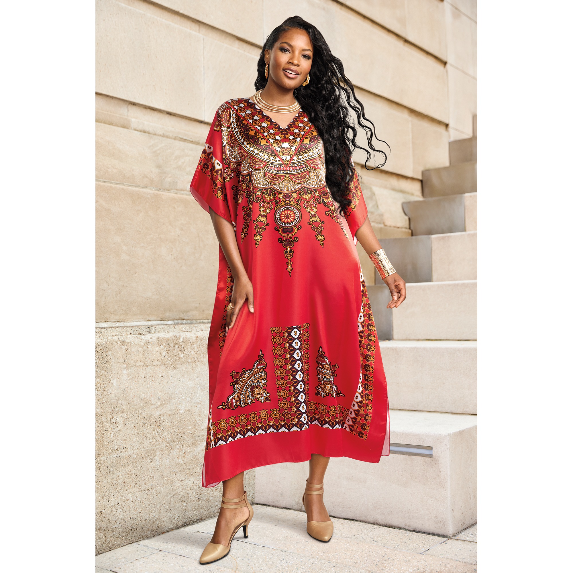 Goddess 3 Long Women's Caftan
