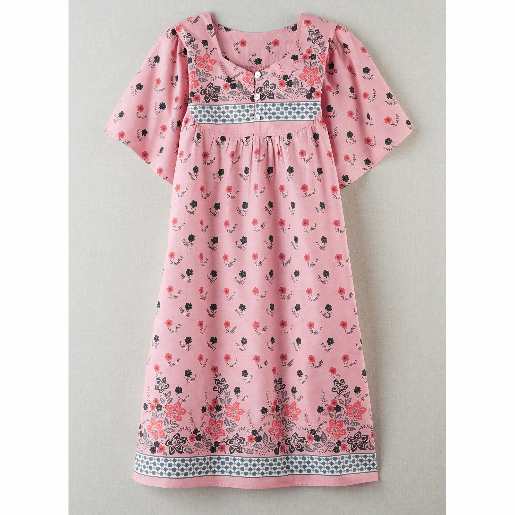 Metro Border Print Patio Dress