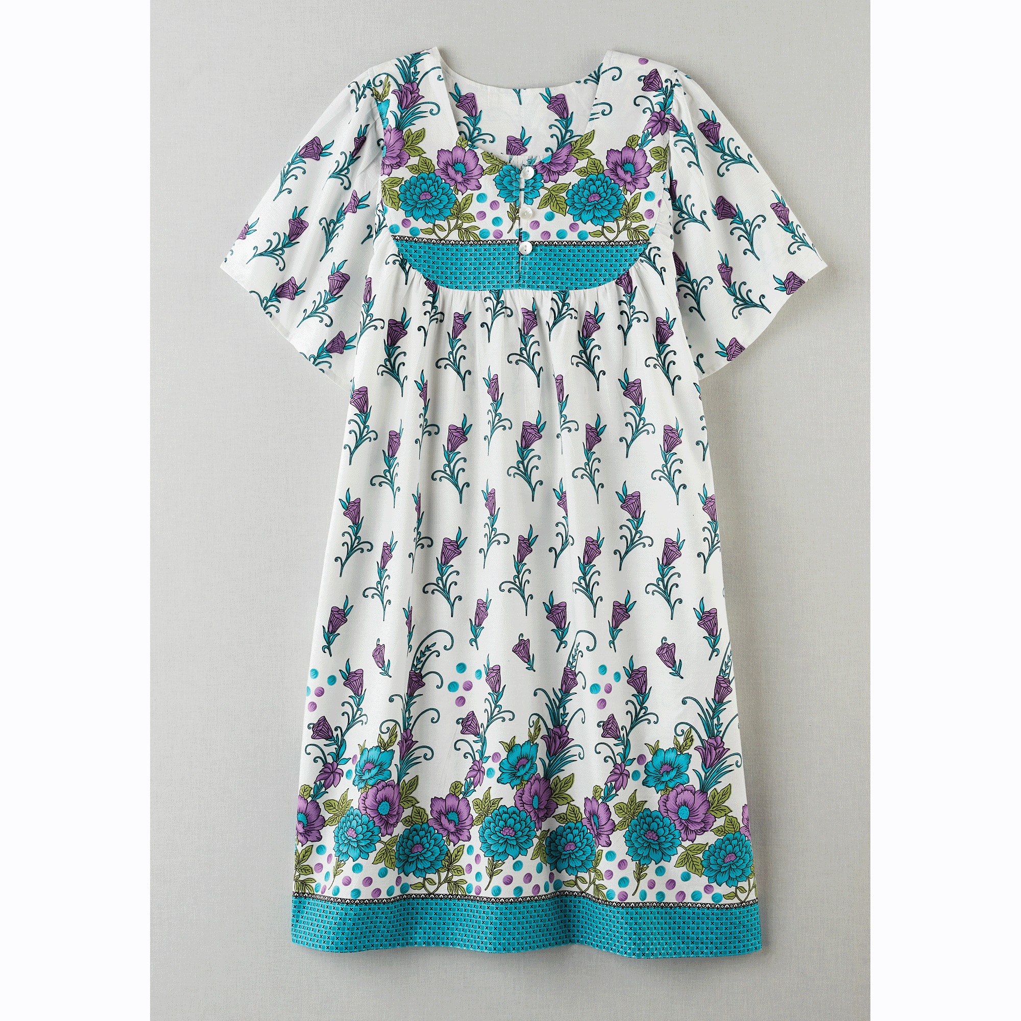 Metro Border Print Patio Dress